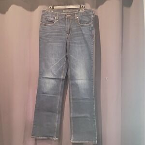 Old Navy Men's Blue Medium Wash Bootcut Stretch Denim 5-Pocket Jeans